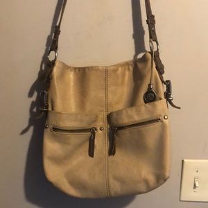 The Sak Sanibel Leather Shoulder Bag Purse